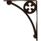 Ekena Millwork Crawley Wrought Iron Bracket, (Triple center brace), Antiqued Bronze 2"W x 12"D x 15"H BKTM02X12X15TCRABZ - alternate 5